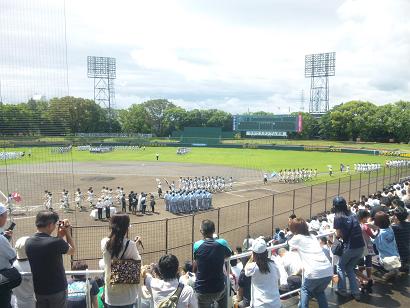 選手入場