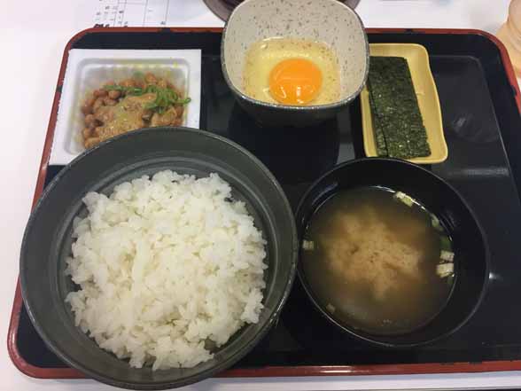 吉野家・納豆定食