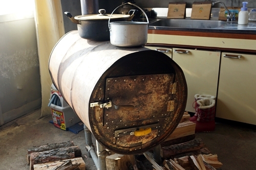 ドラム缶ストーブ