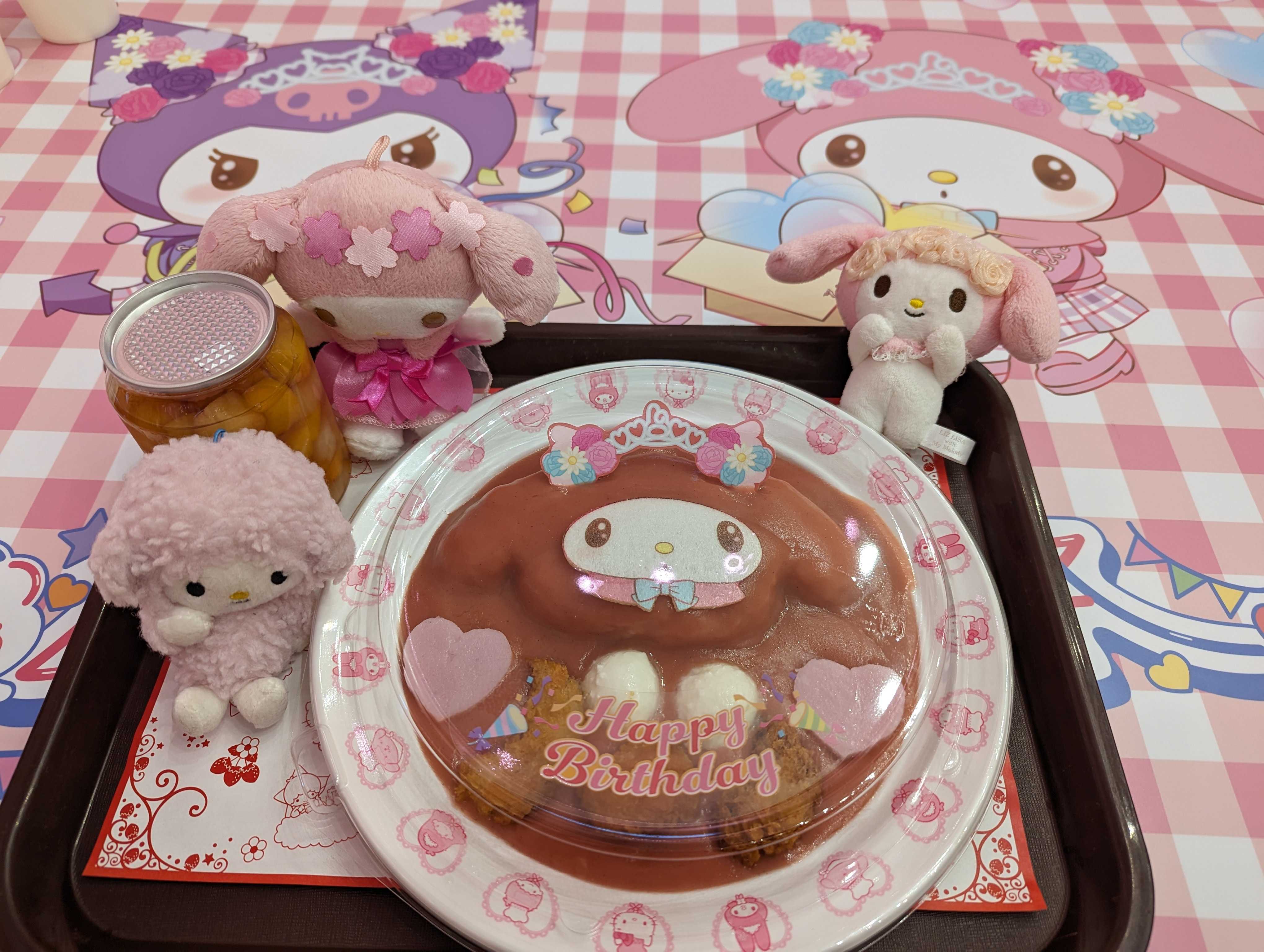 マイメロディのバースデーカレーセット サンリオピューロランド