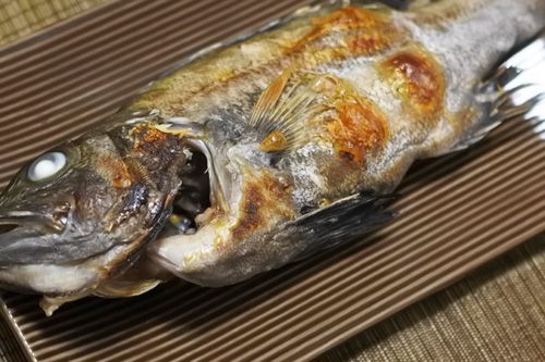 イシナギの塩焼き