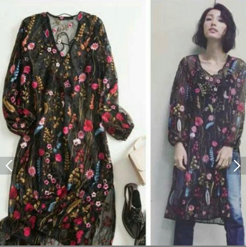 Sns話題 Zara タッセル 花柄刺繍ワンピース アラサー女子のちょっとお洒落したいブログ 楽天ブログ