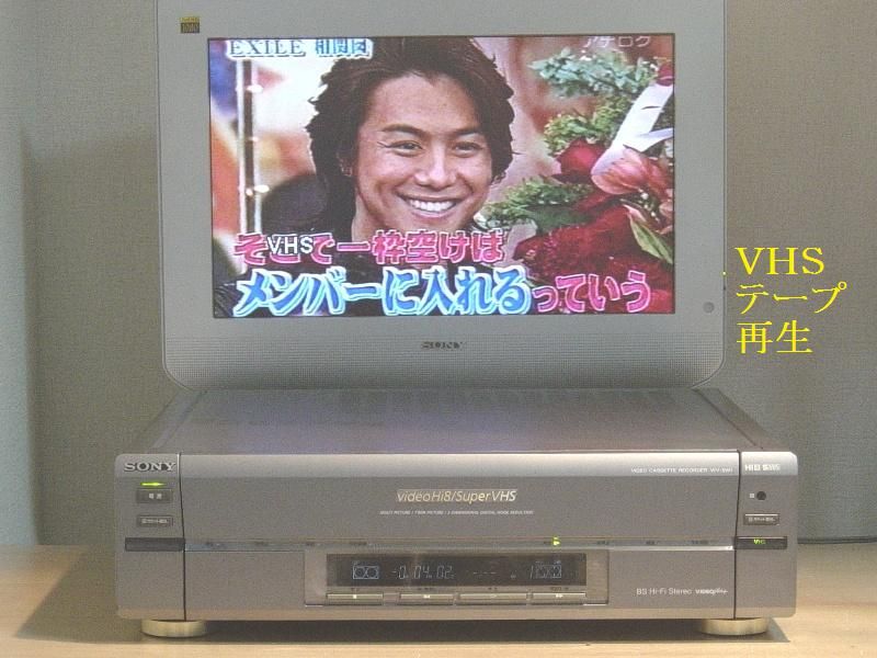 Hi8ビデオ 修理 WV-SW1 ②テープ排出されてしまうV_CAPﾌﾞﾚｰｷ | . .8