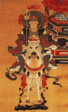 模写大津絵、勝軍地蔵