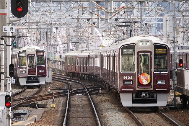 阪急 2017 初詣 七福神 & 宝夢 スヌーピ－ ラッピング3