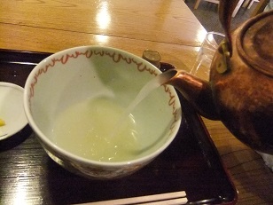 吾妻橋やぶそばのそば湯
