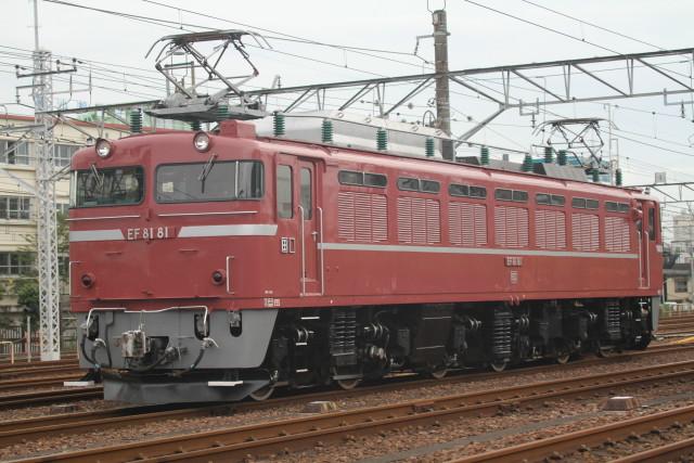EF81 133牽引EF65 1106廃回 & EF81 81水戸ホキ工臨2