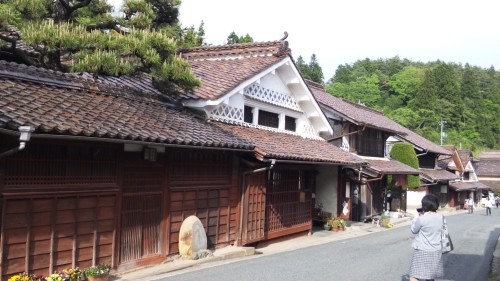 吹屋の町並み