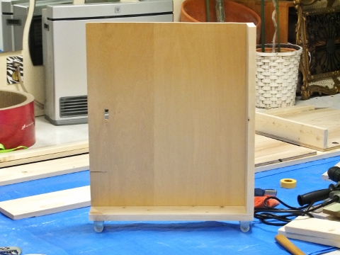 DIY　日曜大工　冷蔵庫　横　隙間　収納　キッチン