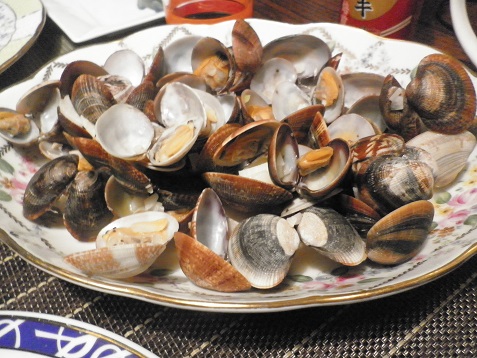 手料理140927アサリワイン蒸し