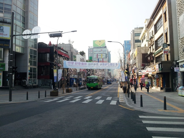 20140402 sakura on yonsei ro 1.jpg