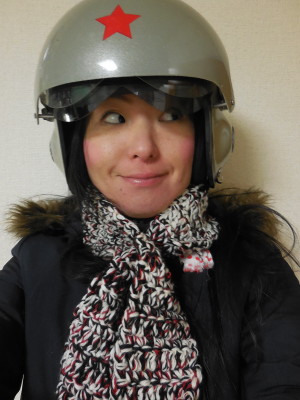 ヘルメット用マフラー