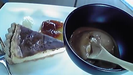 ケーキ・干し柿アイスセット