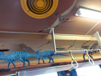 海洋堂ホビートレイン車内