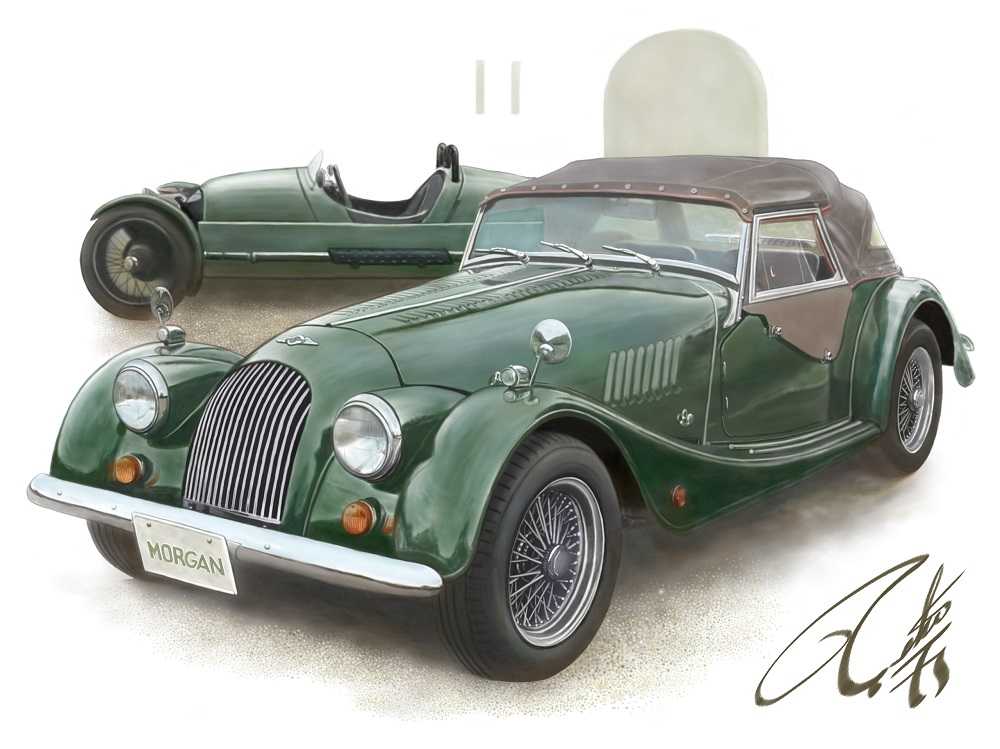 Morgan Motor Company カーイラスト Car Illustration クルマの絵 楽天ブログ