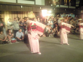 風の盆　前夜祭・西町