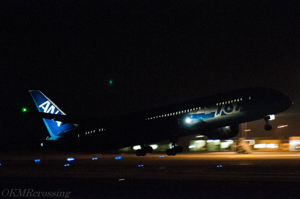 Boeing 787JA804A高松空港離陸
