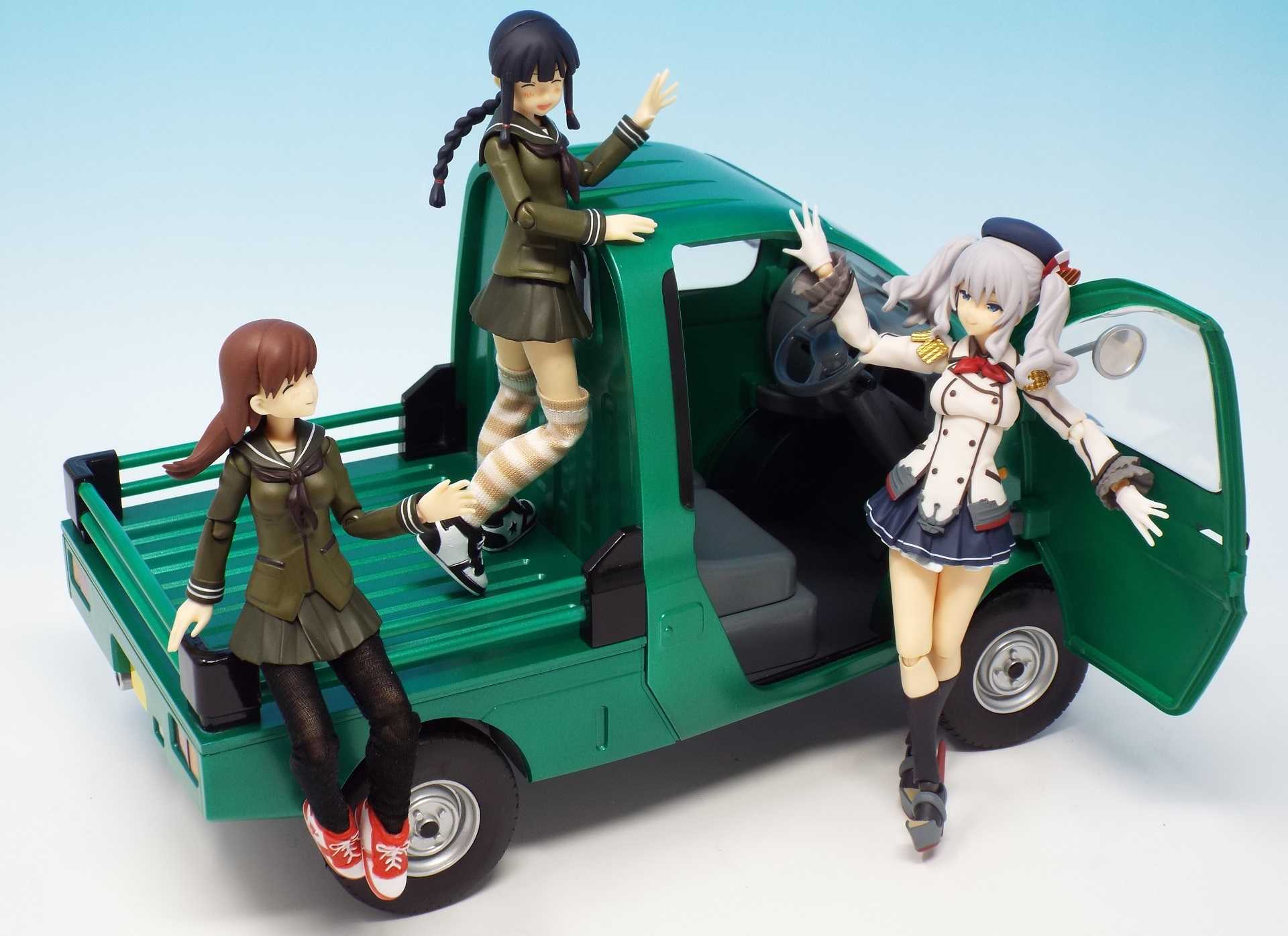 ex:ride SPride.02 ミゼット II 可動フィギュア figma ex:ride SPride.02 ダイハツ ミゼットⅡ （ホワイト／エメラルド