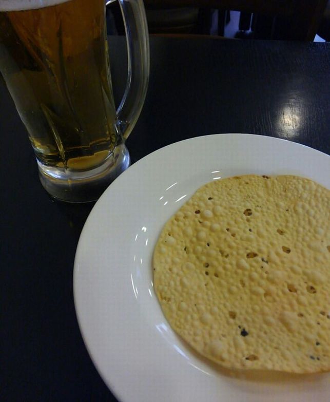 ビールとパパド.jpg