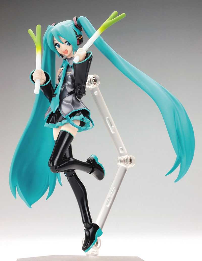 取り寄せた本物の商品 figma 初音ミク 新旧ツインテールパーツセット