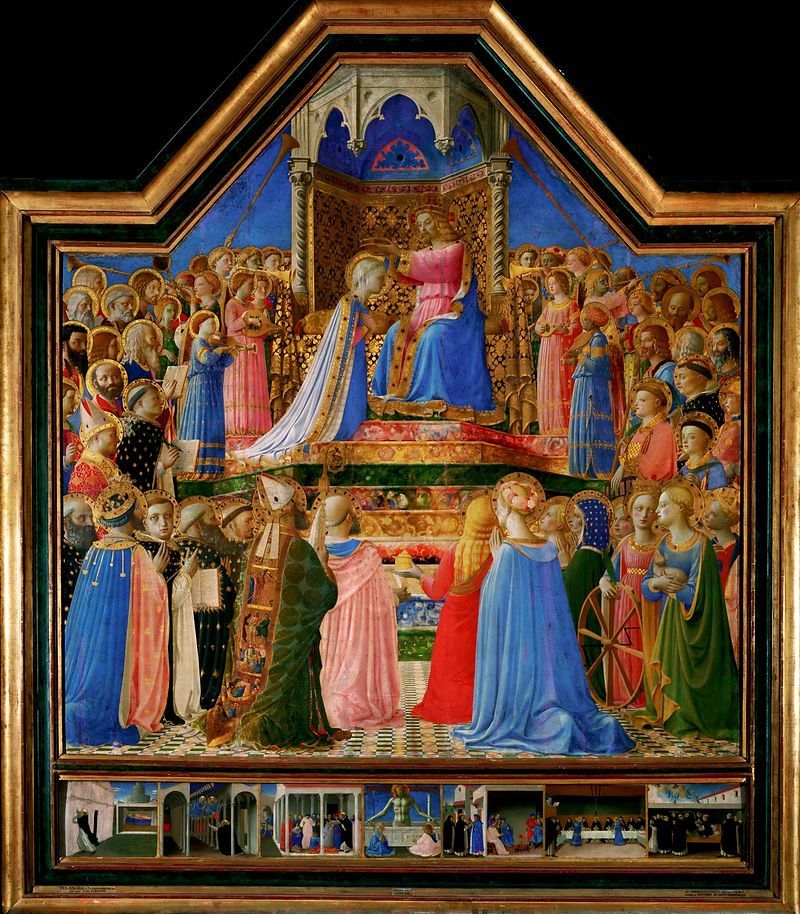 フラ・アンジェリコ フラ・アンジェリコFra Angelico・・・とは？『受胎告知』祭壇画