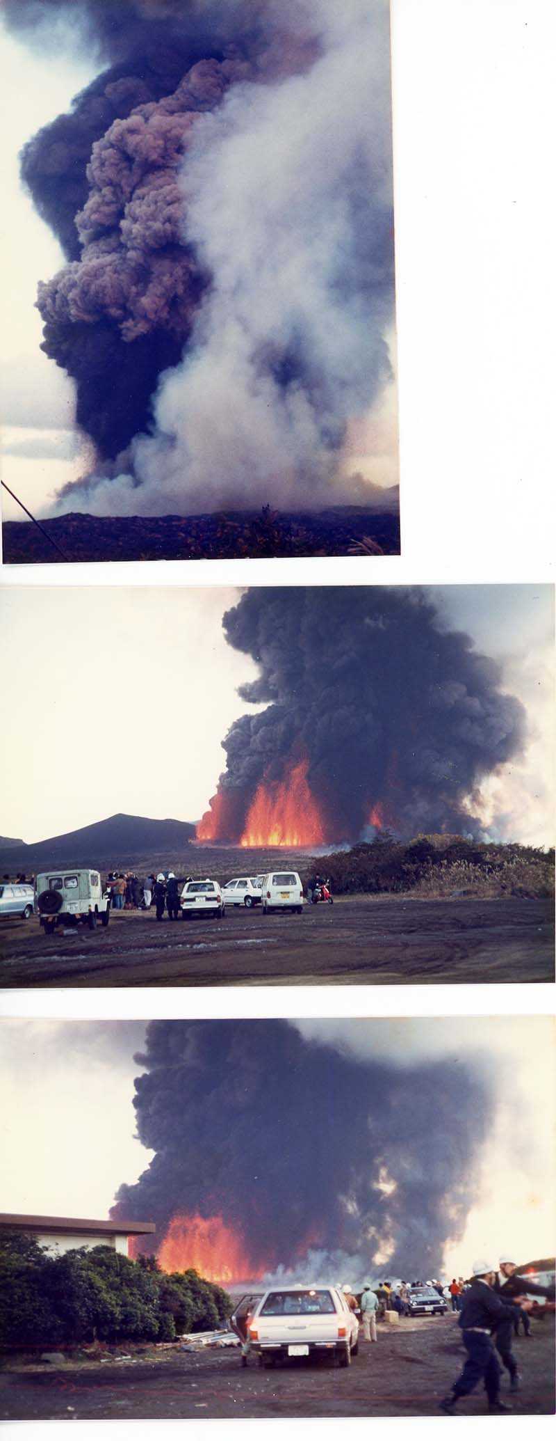 1986年の割れ目噴火の時に山に居ました | 伊豆大島木村五郎・農民