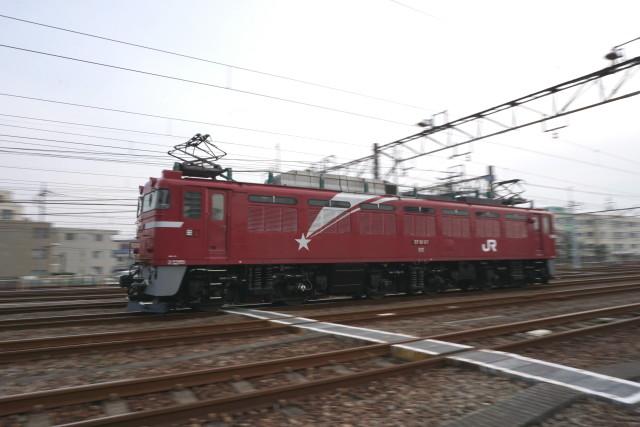 EF81 97牽引 水戸ホキ工臨 到着. 単回3