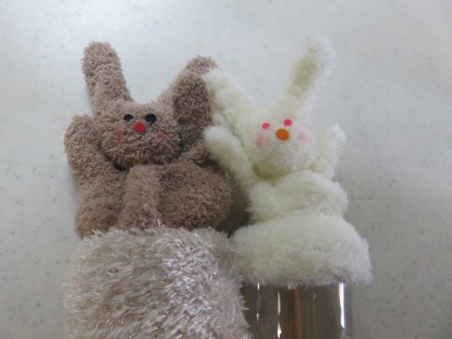 手袋人形作ったよ おやこっこみなと 陽まわり 福田 楽天ブログ