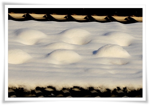 屋根の雪 13.1.27