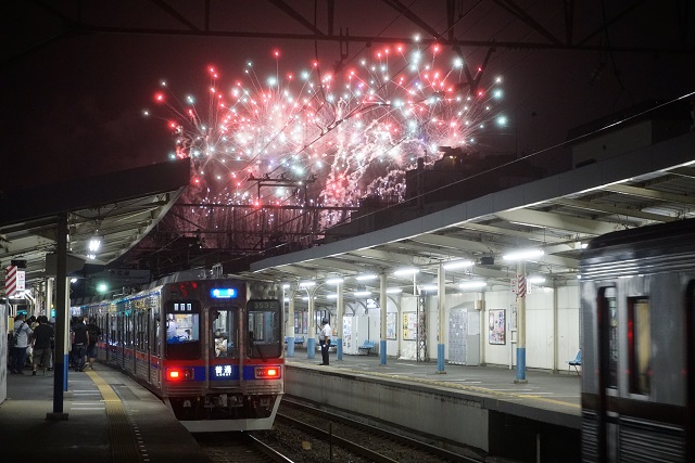 平成29年度「第51回葛飾納涼花火大会」京成柴又駅3500形&3600形6