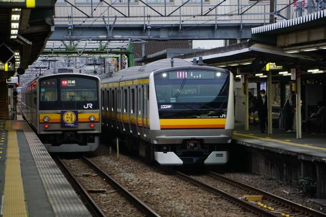 南武線205系「海外譲渡」マ－ク付 終日運転4