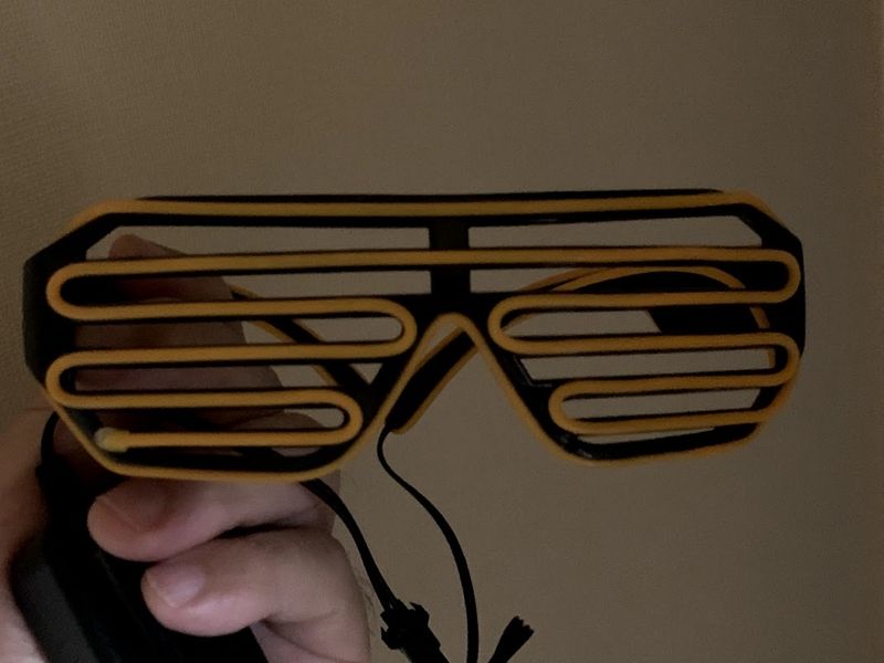 ダイソー 光るパーティーメガネ 時代遅れのアナログ爺さん 楽天ブログ