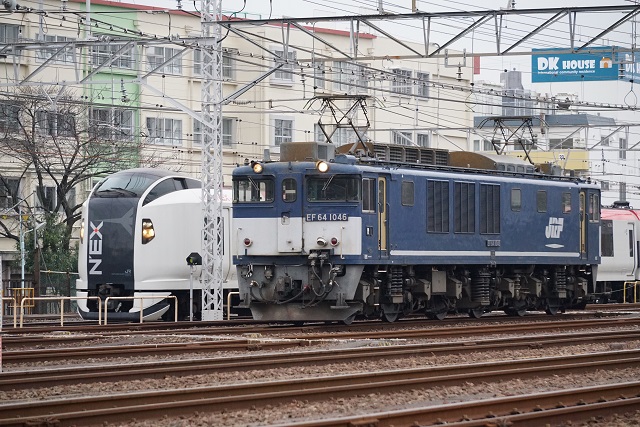 EF64 1046 JRF広島色 鹿島貨物 単機4