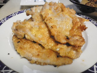豚ロースのピカタもどき