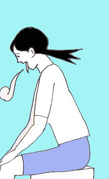 椅子ヨガ・ライオンのポーズ