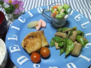 鶏肉のカレー粉焼き.JPG