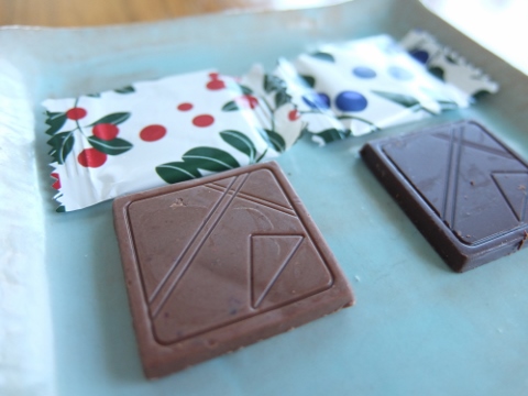 イケア リンゴンベリー・ブルーベリーのチョコレート IKEA 480円