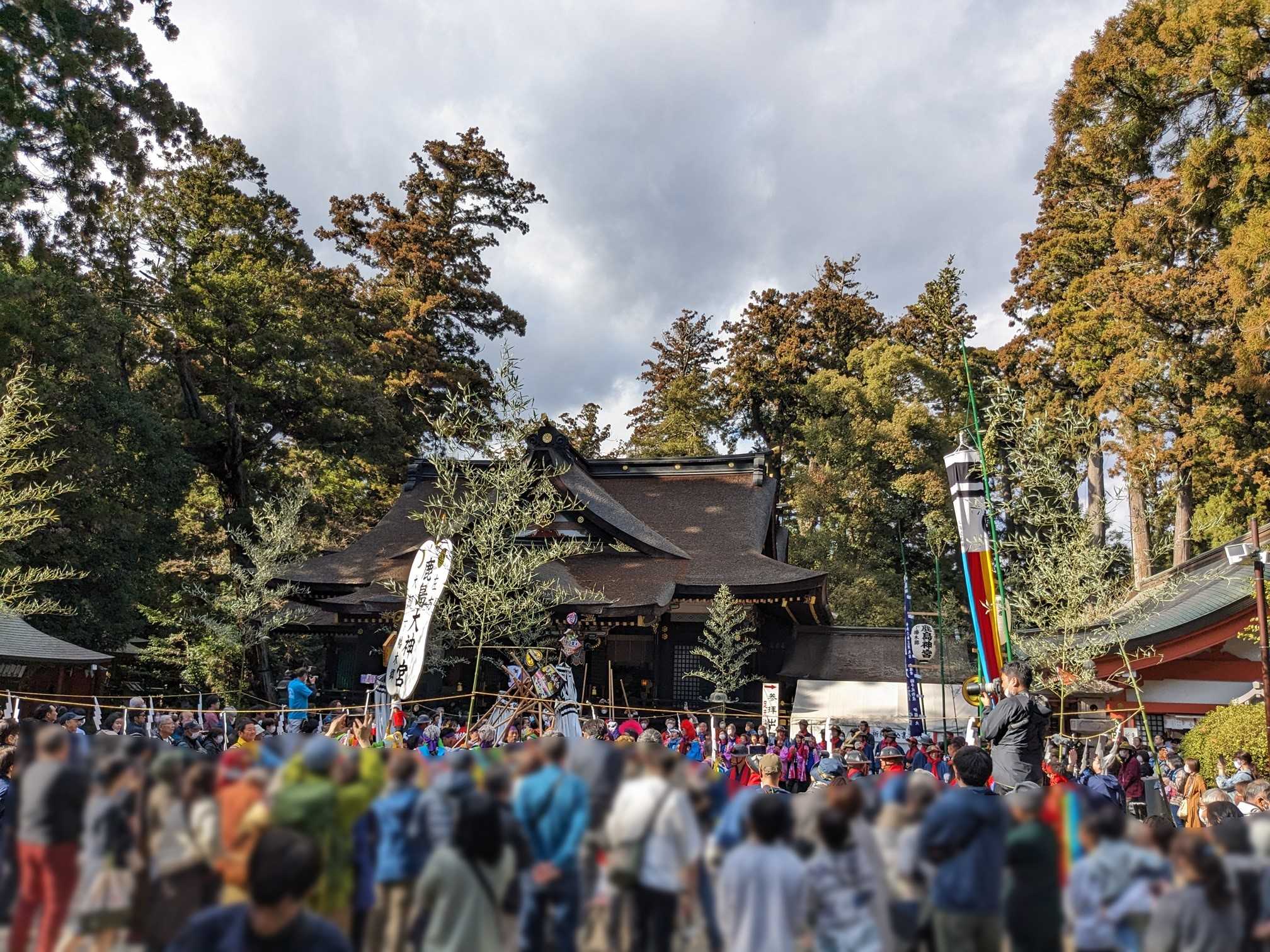 息子と香取神宮散策