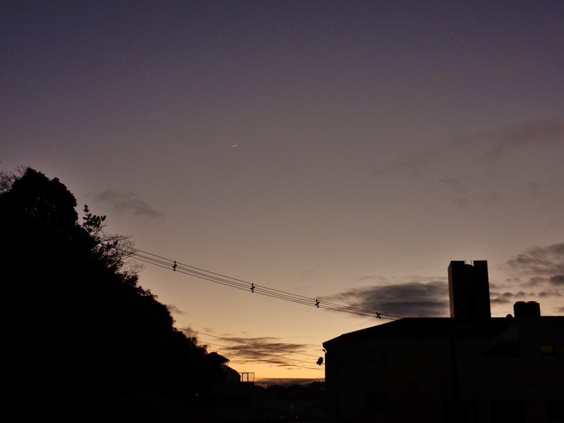 夕暮れ
