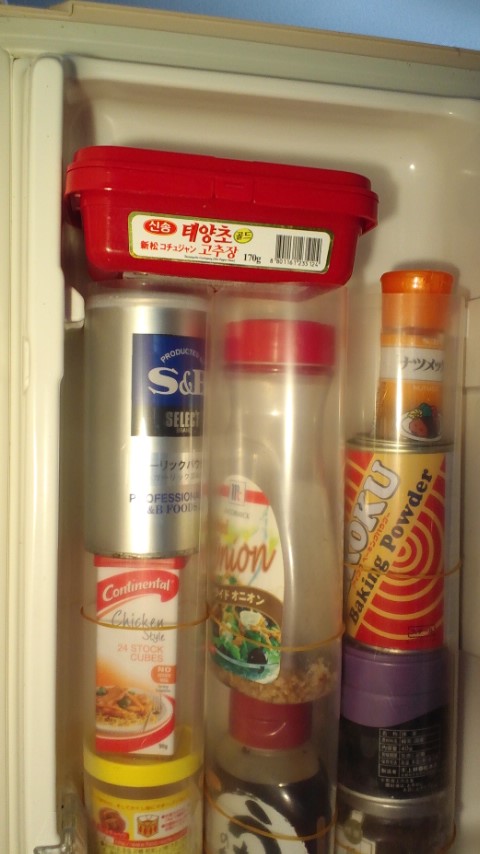 冷蔵庫～クリアファイルで有効利用