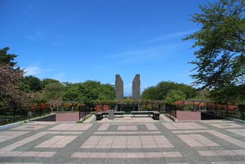 オニウシ公園の噴水