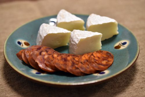 カマンベールチーズとチョリソー
