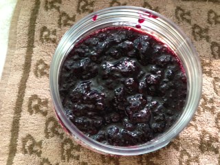 ブルーベリージャムの完成！