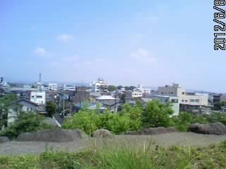 芳賀城の本丸から