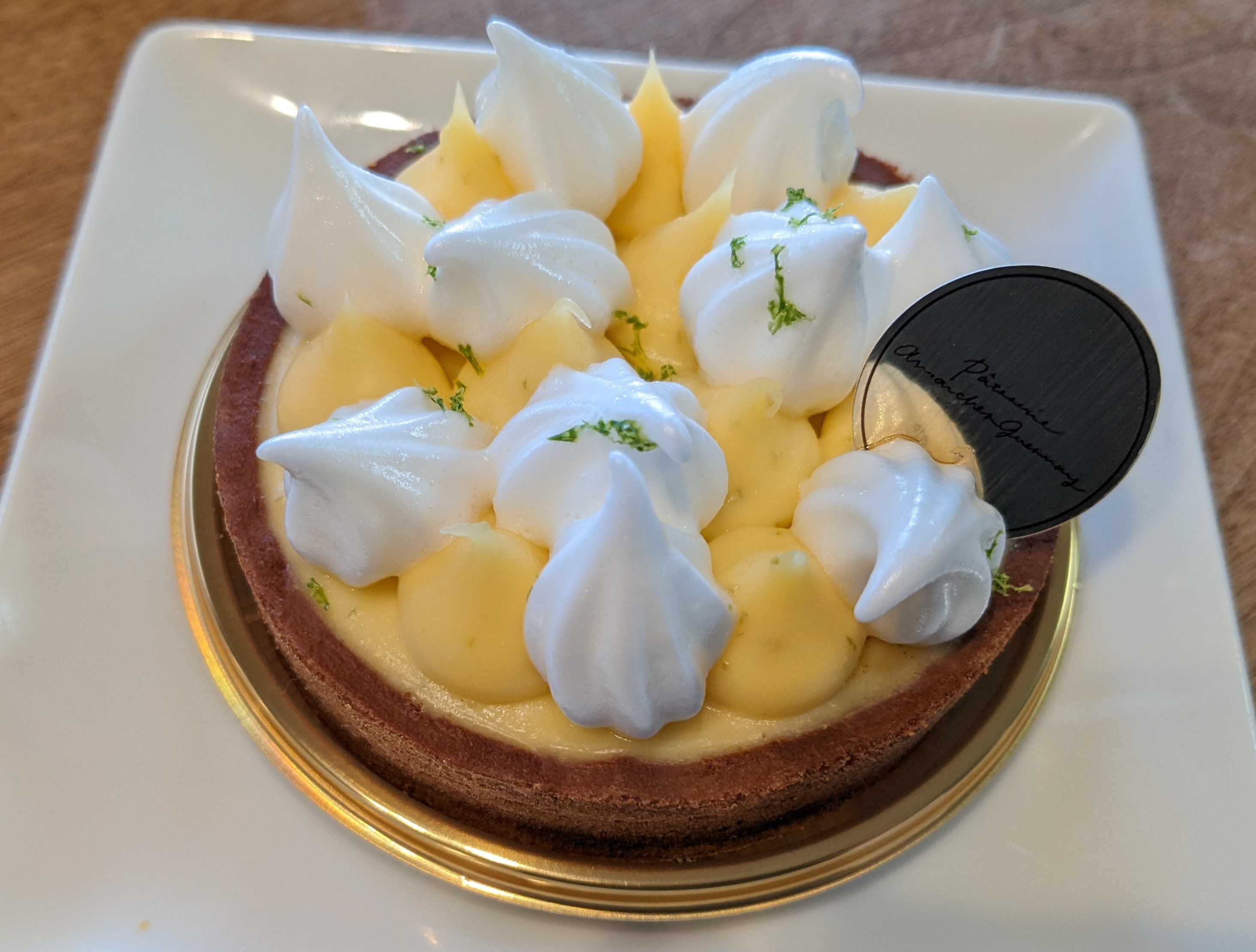 アヴランシュ・ゲネー　Tarte chocolat citron-vert