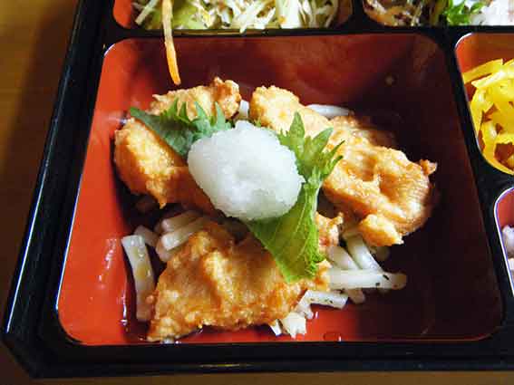 アメリカンステーションの「おろしから揚げ」-2♪