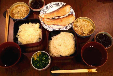 素麺で和食