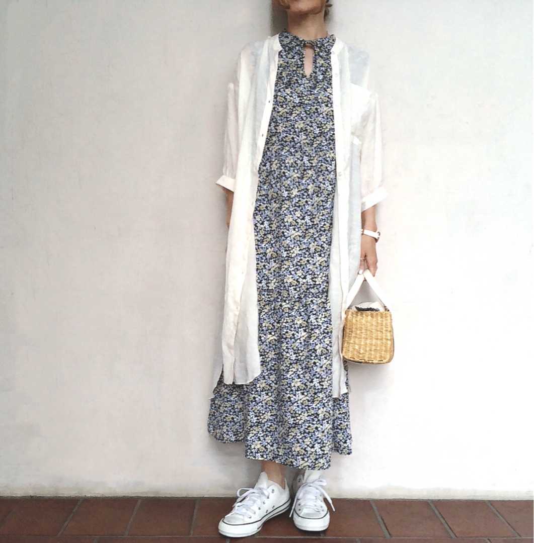 本日販売 Gu親子モデルが着る花柄ワンピース Emi Koko 親子リンクコーデ 楽天ブログ