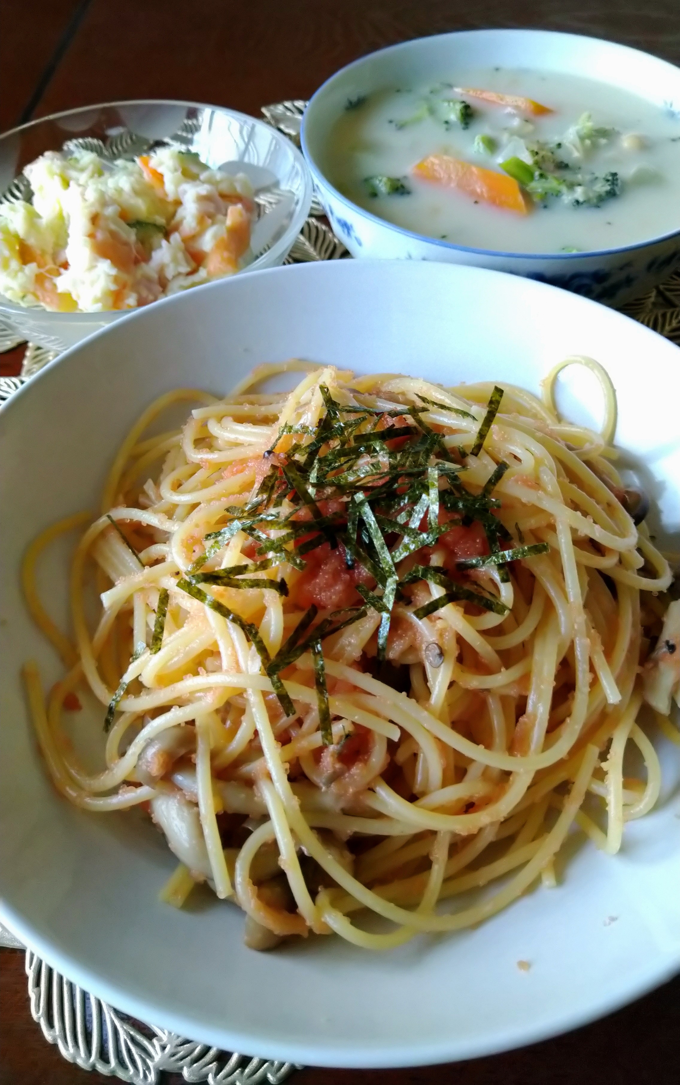 １２月７日 和風明太子パスタ・・・ | 夕食メニューブログ - 楽天ブログ