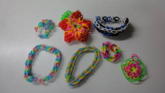 ゴム編み色々201501